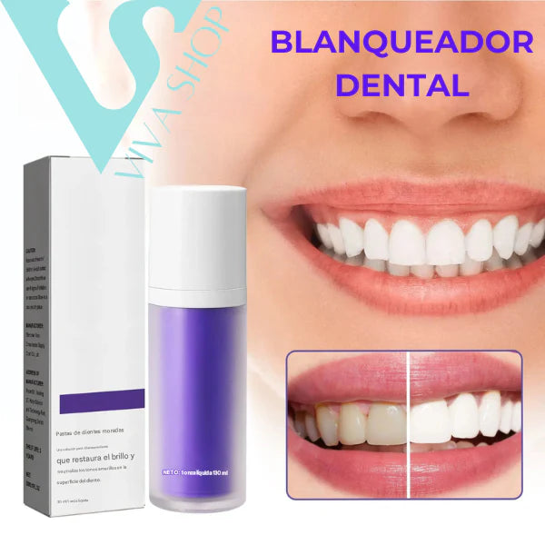 Blanqueador Dental Morada v34: dientes blancos al instante